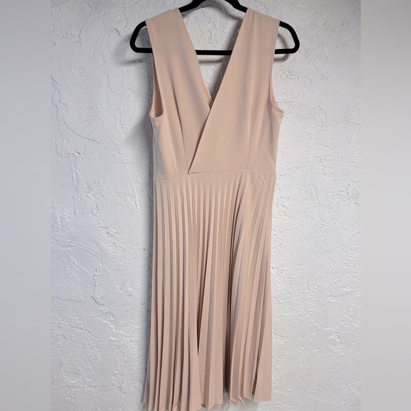 Mango rose pink pleated dress - Picture 1 of 8
